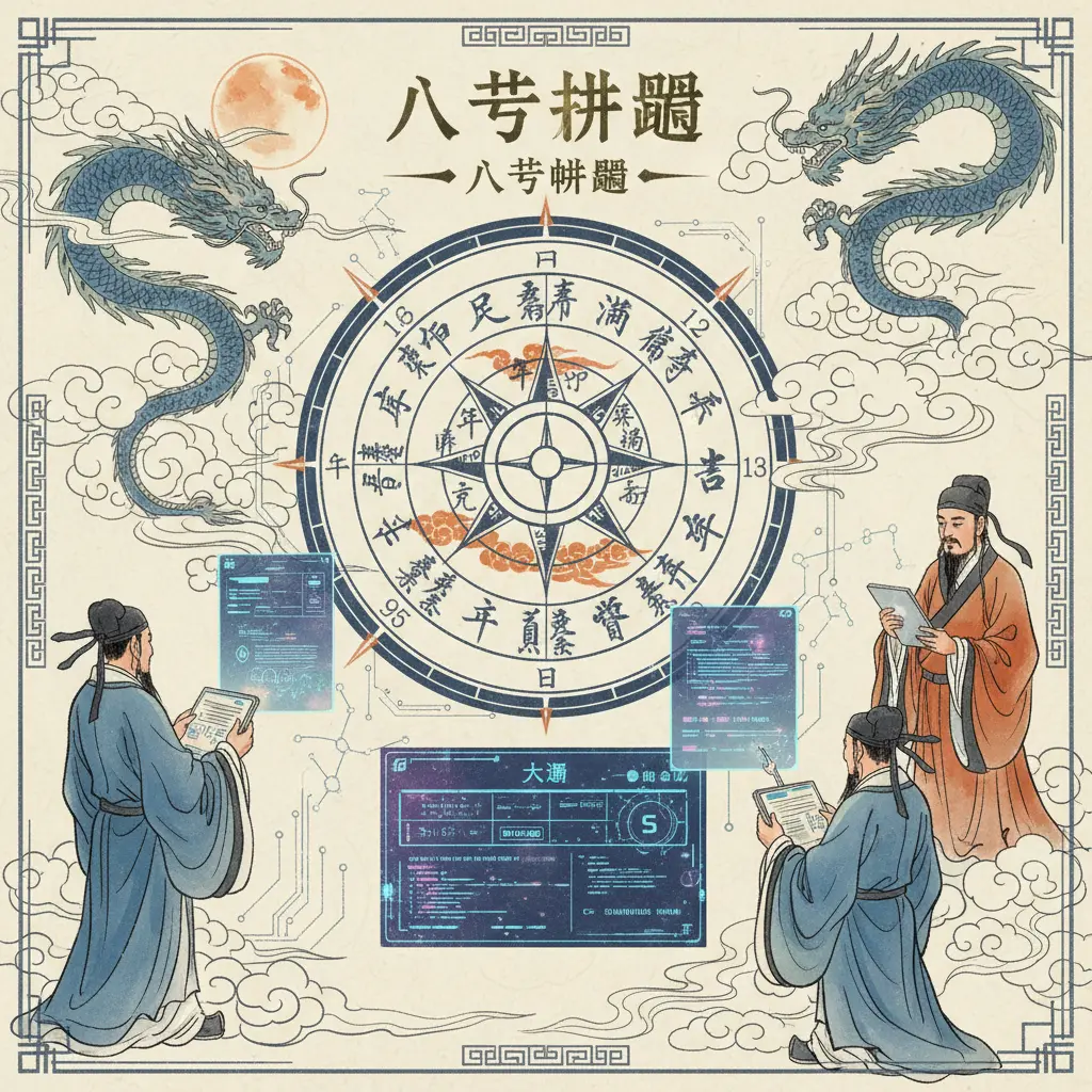 八字命盤 - 八字排盤