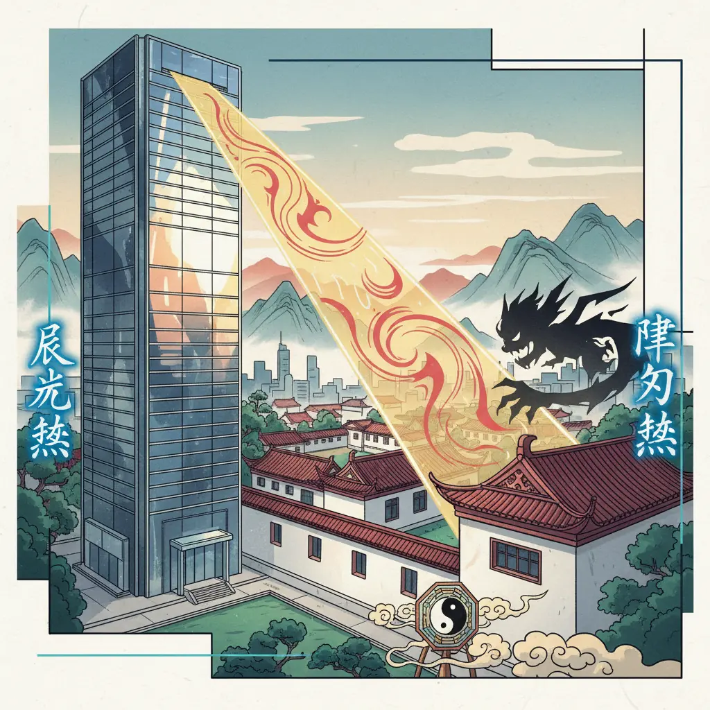 壁刀煞 - 反光煞