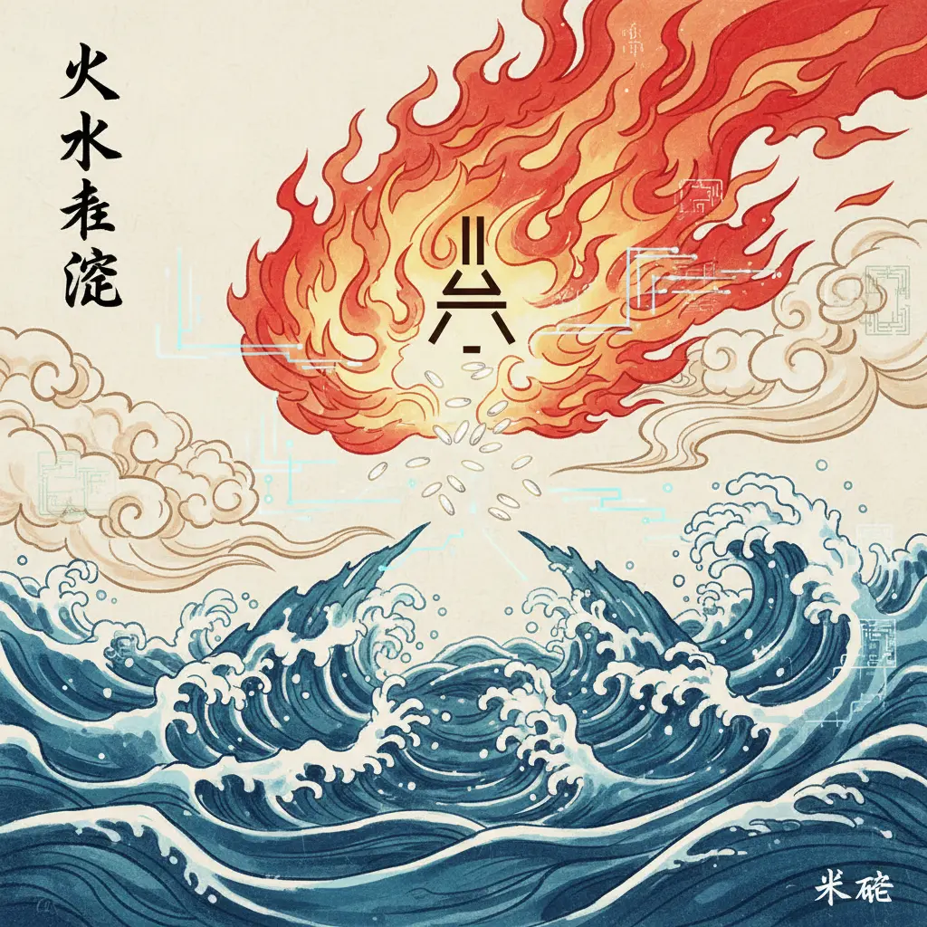 米卦 - 火水未濟