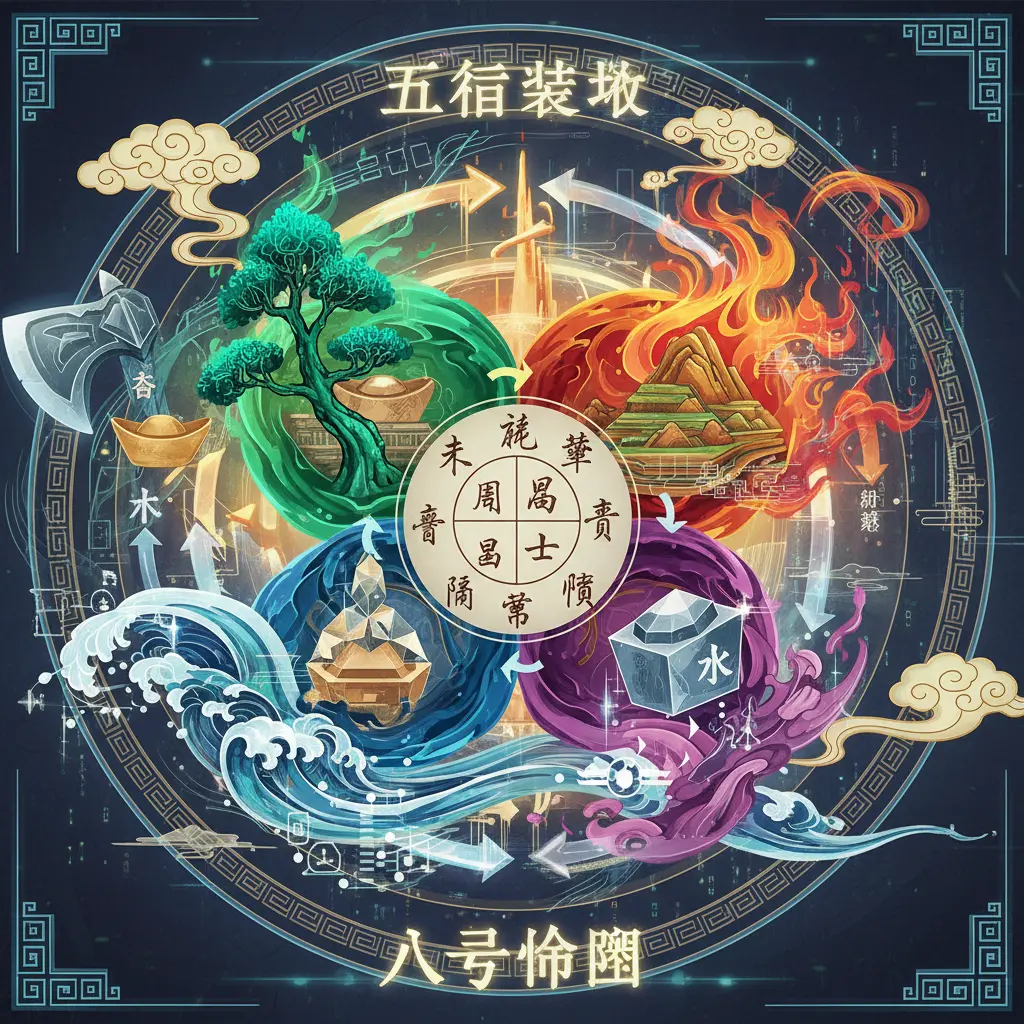 八字命盤 - 五行結構