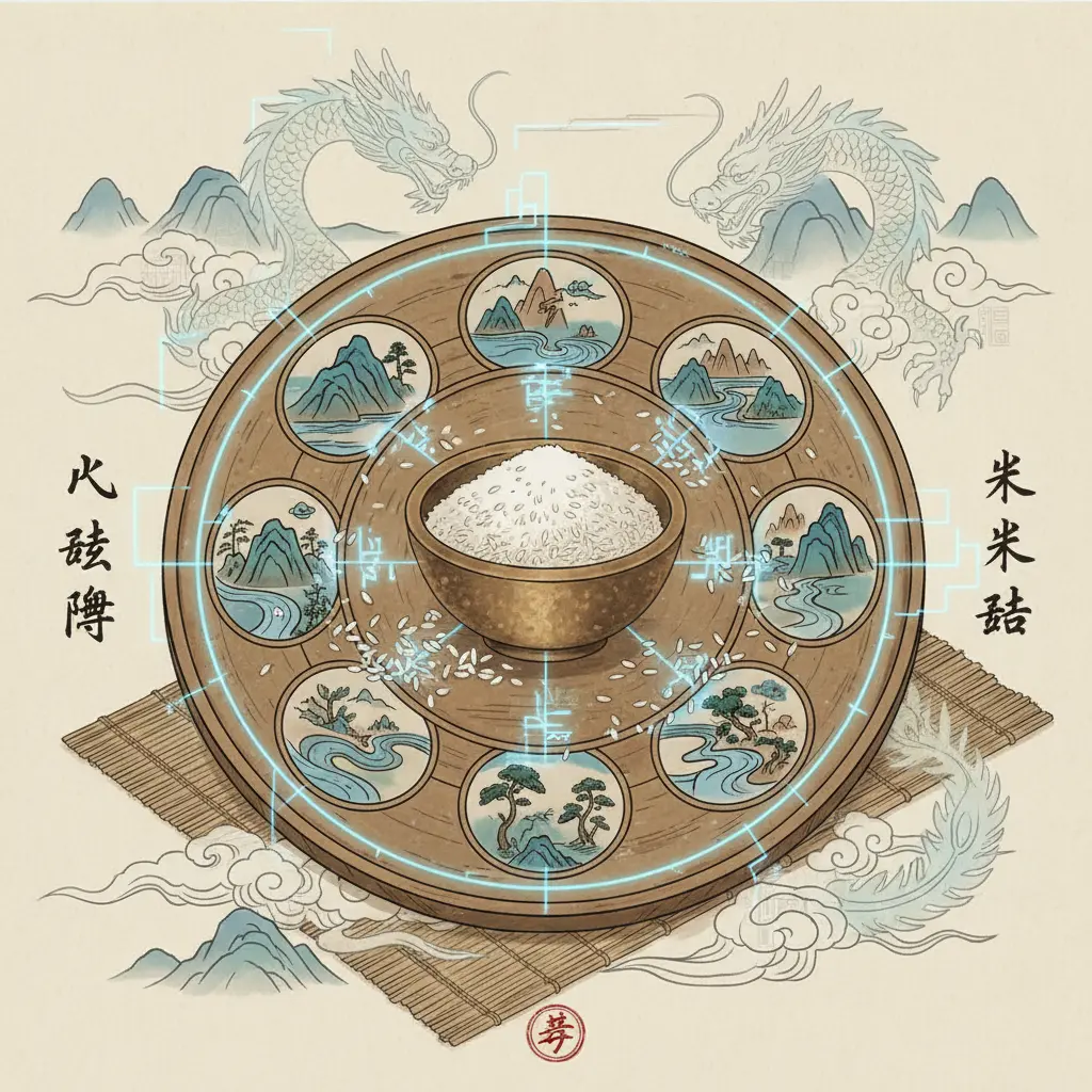 米卦 - 八卦碟盤